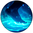 Gain 25 Movement Speed and an <lol-uikit-tooltipped-keyword key='LinkTooltip_Description_Adaptive'><font color='#48C4B7'>adaptive</font></lol-uikit-tooltipped-keyword> bonus of up to 18 attack damage or 30 ability power (based on level) when in the river.<br><br><hr></hr><br><i>May you be as swift as the rushing river and agile as a startled Rift Scuttler.</i><br>